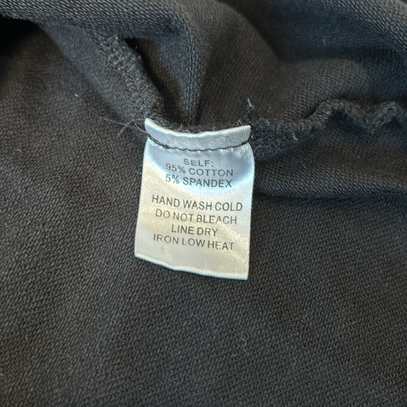 Jackson Rowe black midi dress double front pocket - Picture 5 of 5